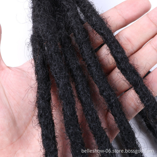 Hot sell 20 Inch  Crochet afro kinky hair extensions Afro Kinky Dreadlocks Human Hair dreadlock